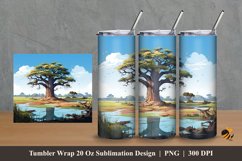 Majestic Vistas Tumbler Wrap Sublimation Design 2 Product Image 1