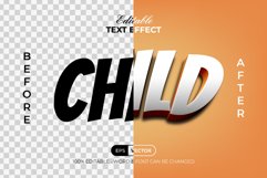 Child 3D Text Effect Style Product Image 2