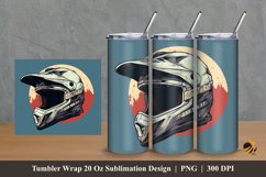 Safety Ride Tumbler Wrap Sublimation Design 2 Product Image 1