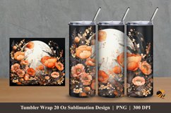 Natural Warmth Tumbler Wrap Sublimation Design 2 Product Image 1