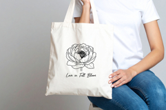 Peony Flower Line Art Product Image 2