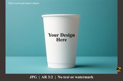 White Cup Mockup Design Illustration 2 Product Image 1