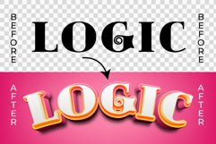Logic 3D Text Effect Soft Style Product Image 2