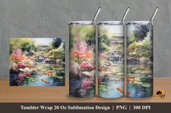Reflections of Nature Tumbler Wrap Sublimation Design 2 Product Image 1