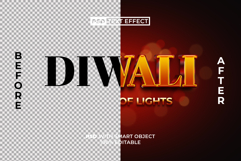 PSD Diwali Text Effec Product Image 2