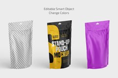 Glossy Stand-Up Pouch Mockup Set Product Image 2