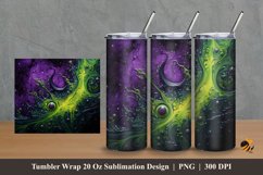 Cool Abstract Custom Tumbler Wrap Sublimation Design 2 Product Image 1