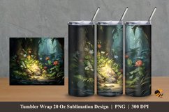 Dim Light Tumbler Wrap Sublimation Design 2 Product Image 1