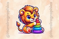 Lion|Printable Animal Sticker Product Image 2