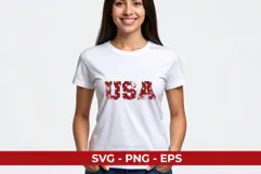 4th of July USA Grunge SVG PNG EPS Product Image 1