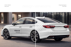 Sedan Car Mockup Set Product Image 2