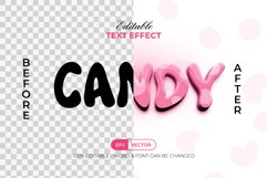 Pink Text Effect Candy Style Product Image 2