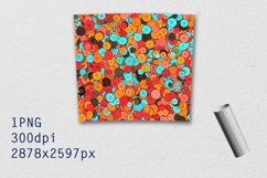 Tumbler Tapered 20 OZ Sublimation Button Wrap Design Product Image 3