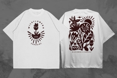 Wildflowers &amp; Sunshine Spring Illustration T-shirt Design Product Image 1