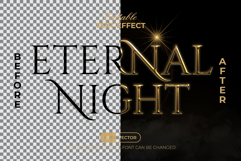 Gold Text Effect Realistic Style Product Image 2