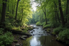 River Forest background Product Image 1