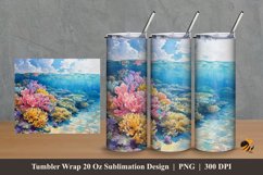 Ocean Exploration Tumbler Wrap Sublimation Design 2 Product Image 1