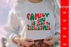 Family Is The Best Part Of Christmas SVG Product Image 2