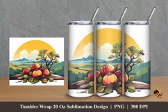 Tomato Vegetables Tumbler Wrap Sublimation Design 2 Product Image 1
