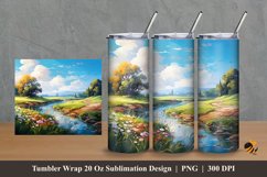 Natural Exoticism Tumbler Wrap Sublimation Design 2 Product Image 1