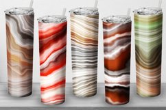 10 Tumbler Tapered 20 OZ Sublimation Gem Stone Wrap Design Product Image 2