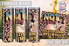 Tumbler WRAP Funny Quote Design Sassy Girl Sarcastic Quote Product Image 1