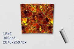 Tumbler Tapered 20 OZ Sublimation Stained-glass Wrap Design Product Image 2