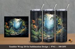 Morning Coolness Tumbler Wrap Sublimation Design 2 Product Image 1