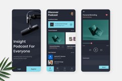 Eshitish - Podcast Mobile App UI Kit Product Image 2