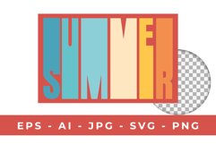 Summer SVG PNG JPG | Summer Colorful Design Product Image 2