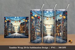 Happy New Year Tumbler Wrap Sublimation Design 2 Product Image 1