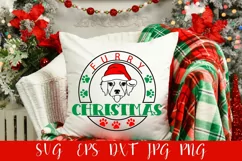 Furry Christmas SVG, Funny Dog Animal Christmas SVG Product Image 2
