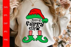 Furry Elf SVG PNG, Christmas Pet Animal SVG Product Image 2