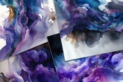 Mysterious Smoke Watercolor Backgrounds Product Image 2
