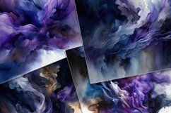 Mysterious Smoke Watercolor Backgrounds Product Image 2