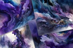 Mysterious Smoke Watercolor Backgrounds Product Image 3