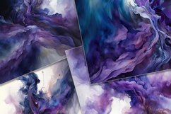 Mysterious Smoke Watercolor Backgrounds Product Image 4
