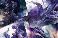 Mysterious Smoke Watercolor Backgrounds Product Image 4