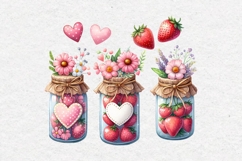 Summer Clipart, Bottles and Jars, PNG Product Image 2