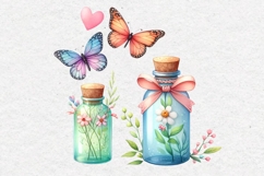 Summer Clipart, Bottles and Jars, PNG Product Image 2