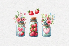 Summer Clipart, Bottles and Jars, PNG Product Image 2