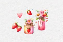 Summer Clipart, Bottles and Jars, PNG Product Image 2