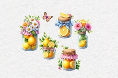Summer Clipart, Bottles and Jars, PNG Product Image 2
