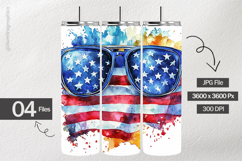 Patriotic Digital Papers - Patriotic Texture Product Image 2