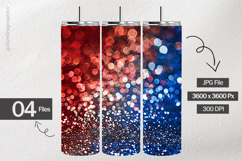 Patriotic Glitter Digital Papers - Patriotic Texture Product Image 1
