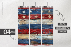Patriotic Digital Papers - Patriotic Texture Product Image 2