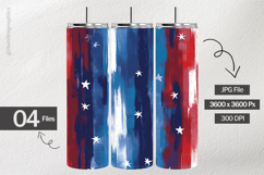 Patriotic Stars Digital Papers - Patriotic Texture Product Image 2