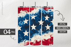 Patriotic Tiedye Digital Papers - Patriotic Texture Product Image 2