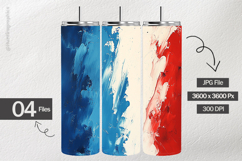 Patriotic Theme Digital Papers - Patriotic Texture Product Image 1