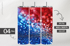 Patriotic Glitter Digital Papers - Patriotic Texture Product Image 2